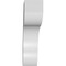 Ekena Millwork 3-in. W x 12-in. D x 12-in. H Stanfield Architectural Grade PVC Knee Brace BRCP03X12X12STA - alternate 4